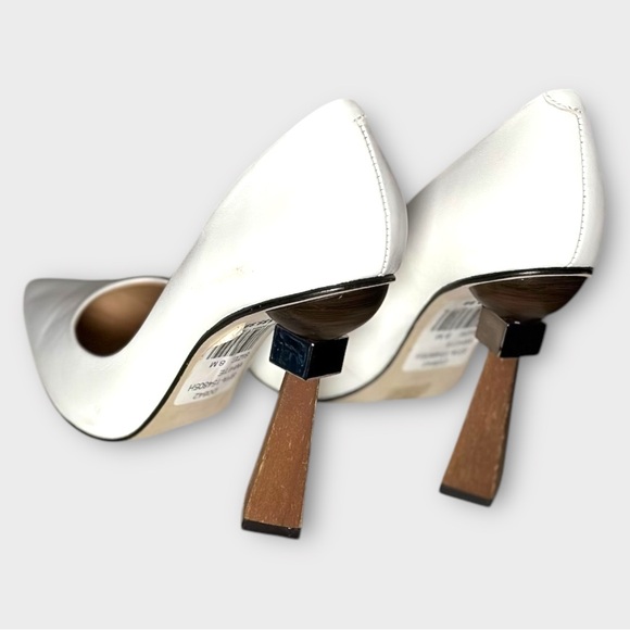 Saks Fifth Ave Triangle Heel Pump Sz 8 NWT  $89 - Picture 4 of 5